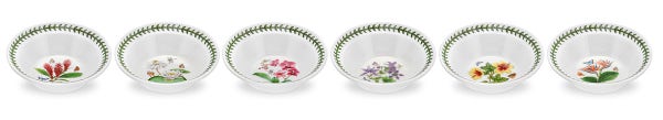 portmeirion Exotic Botanic Garden Set of 6 Cereal Bowls
