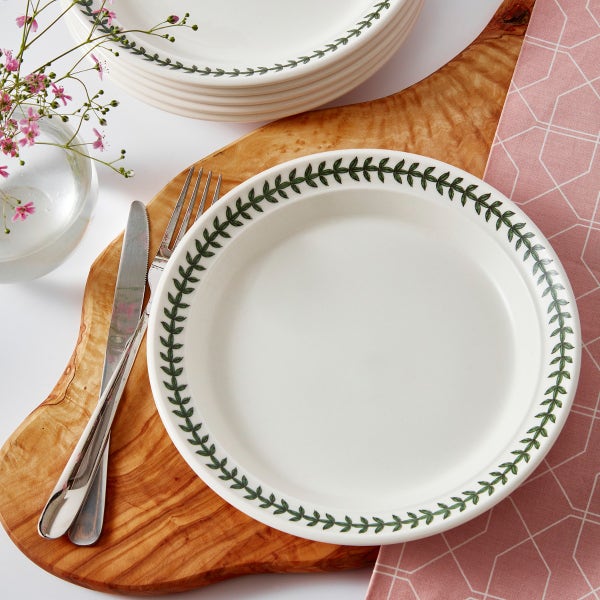 Portmeirion Laurel Leaf Set Of 6 Small Dinner Plates