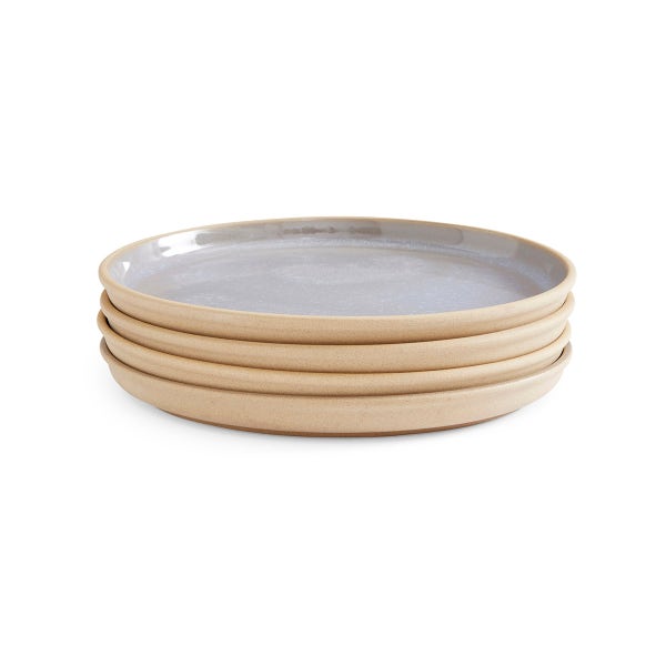 portmeirion Minerals Set of 4 Side Plates Aquamarine