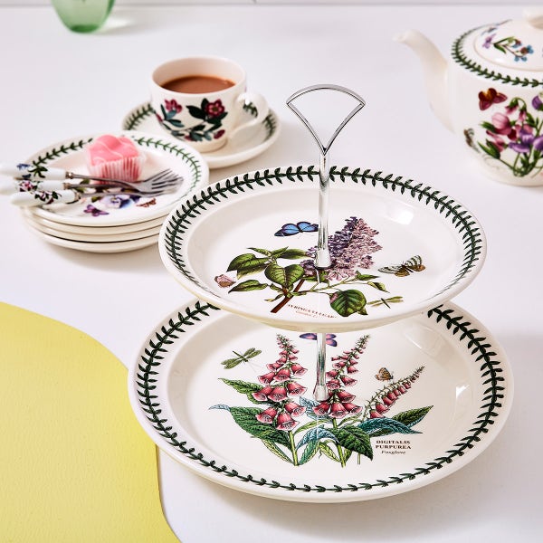 Portmeirion Botanic Garden 2-Tier Cake Stand