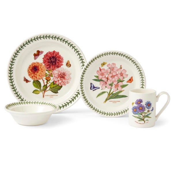 portmeirion Botanic Garden 4 Piece Mixed Motif Set