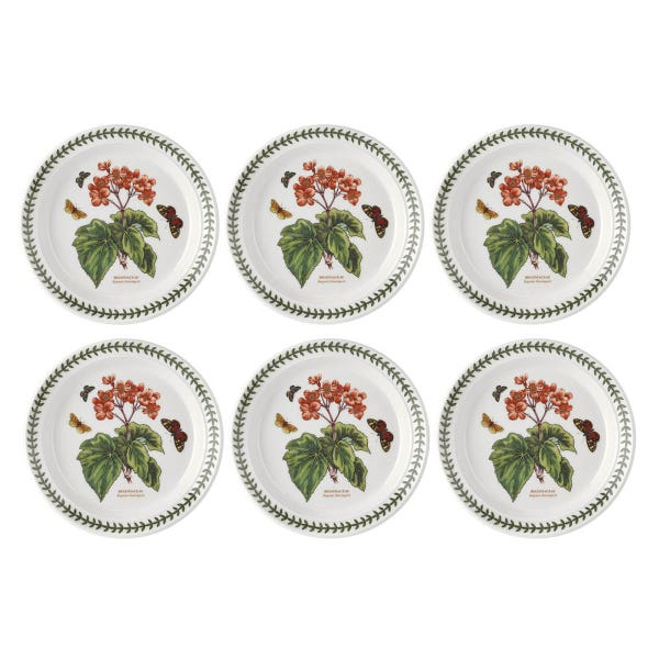 portmeirion Botanic Garden Begonia Plate Set 20cm