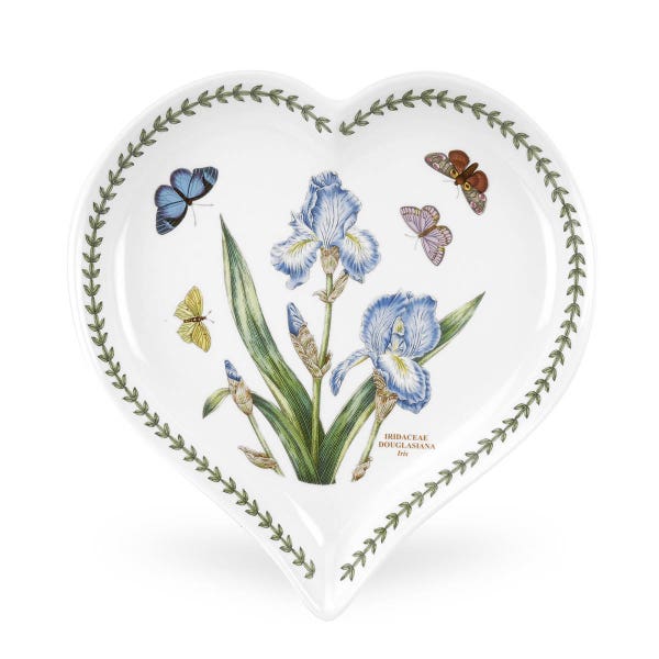 portmeirion Botanic Garden Iris Heart Dish