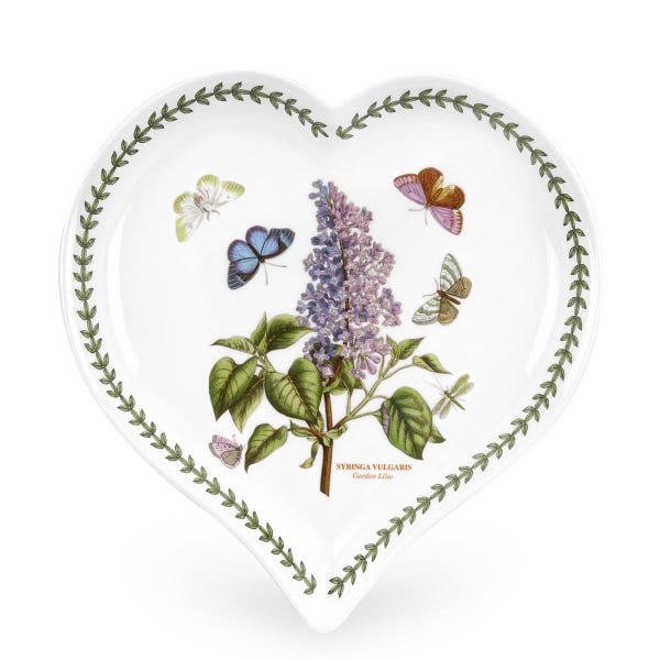 portmeirion Botanic Garden Lilac Heart Dish