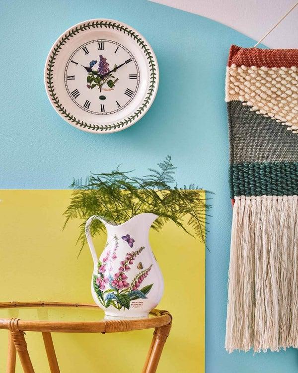 Portmeirion Botanic Garden Lilac Wall Clock