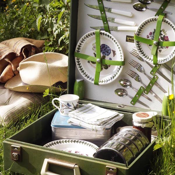 Portmeirion Portmeirion Botanic Garden Mocha Coffee Cup And Saucer Pimpernel