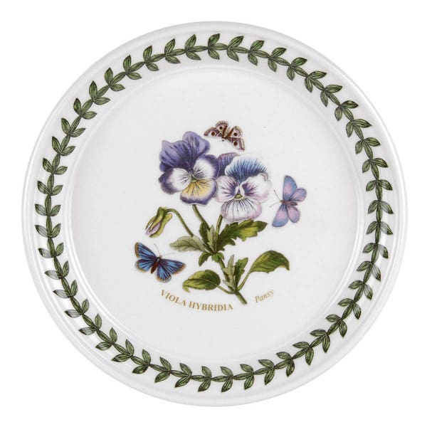 portmeirion Botanic Garden Pansy Bread Plate 13cm