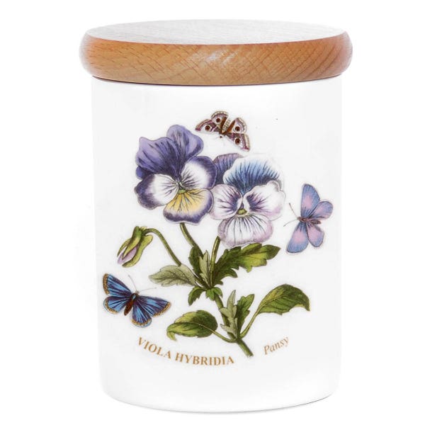 portmeirion Botanic Garden Pansy Storage Jar 10cm
