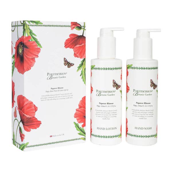 portmeirion Botanic Garden poppy giftset