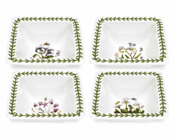 portmeirion Botanic Garden Set of 4 4" Mini Bowls