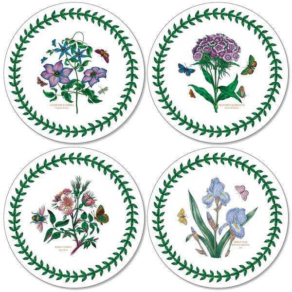 portmeirion Botanic Garden Set of 4 Round Coasters