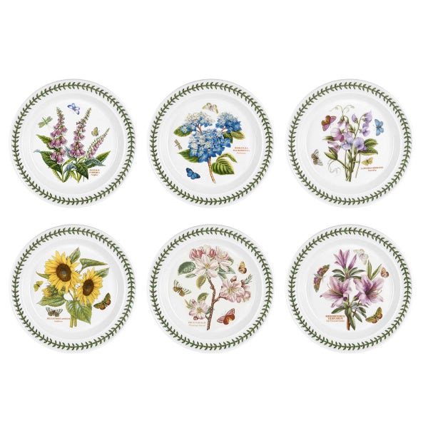 portmeirion Botanic Garden Set of 6 Dinner Plates