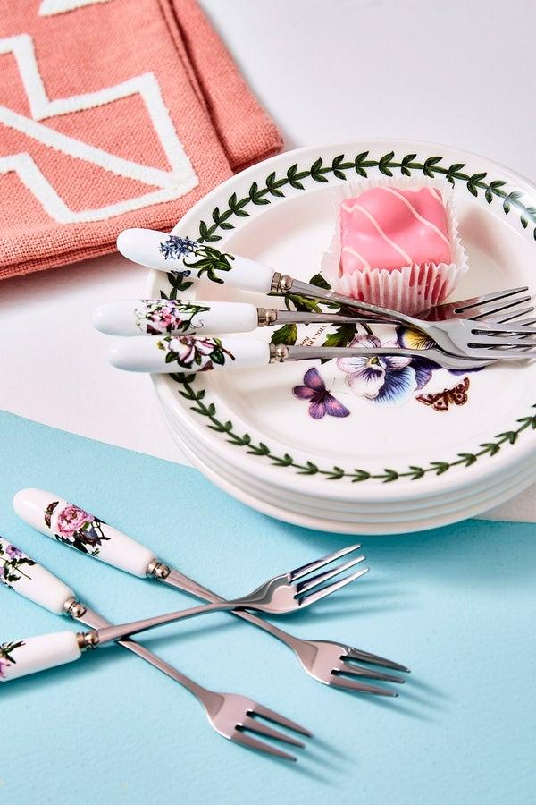 Portmeirion Botanic Garden Set Of 6 Pastry Forks