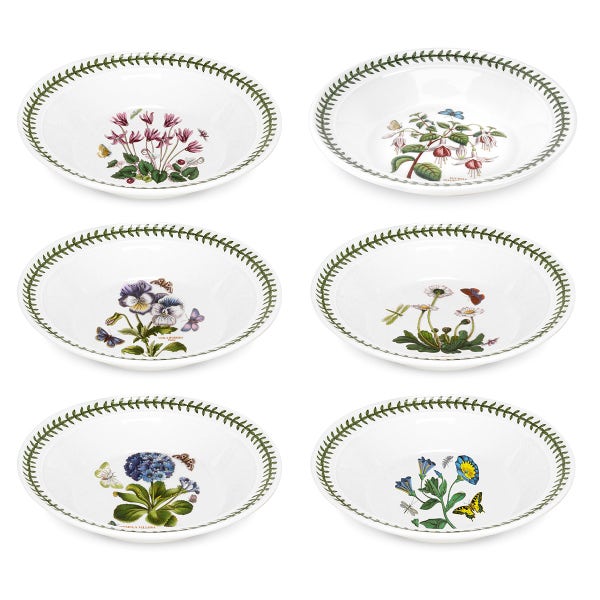 portmeirion Botanic Garden Set of 6 Soup Plates