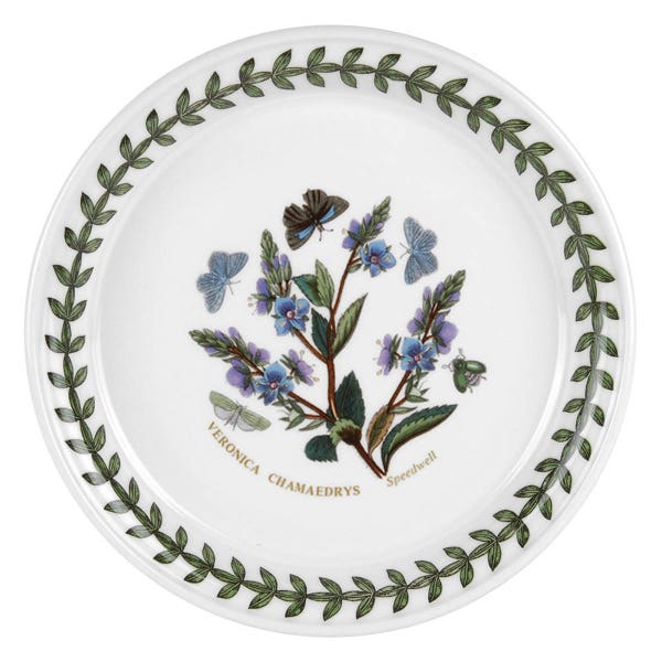 portmeirion Botanic Garden Speedwell Bread Plate