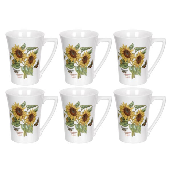 portmeirion Portmeirion Botanic Garden Sunflower Mug Set of 6