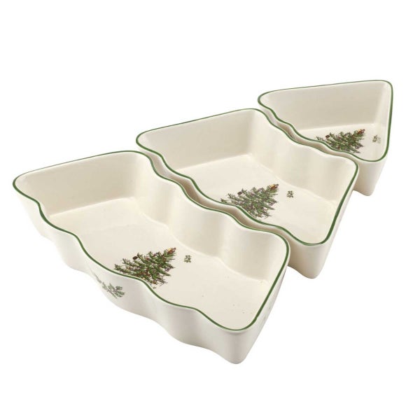 Portmeirion Christmas Tree 3 Piece Party Set