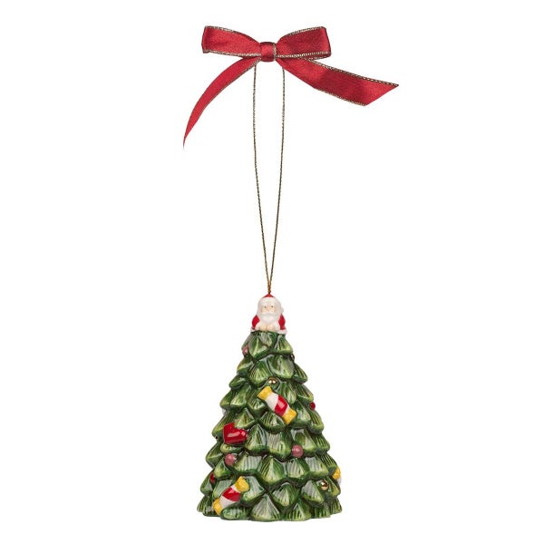 portmeirion Christmas Tree Bell Hanging Ornament