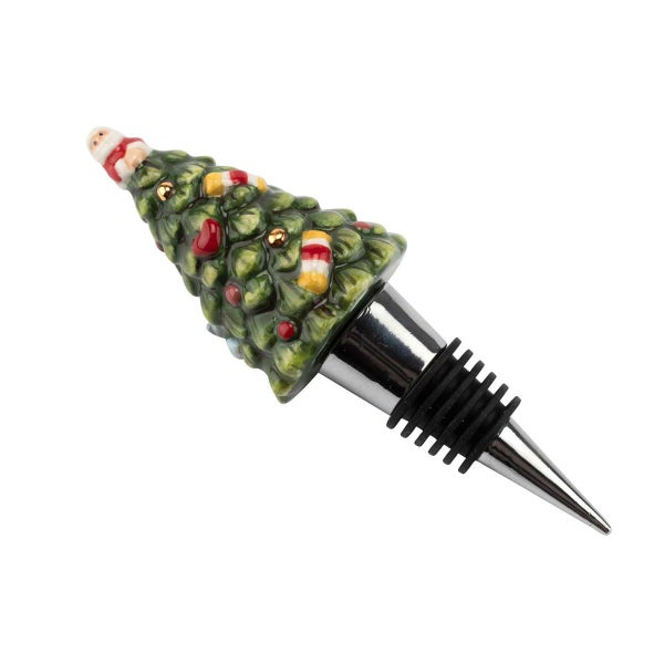 Portmeirion Christmas Tree Bottle Stopper