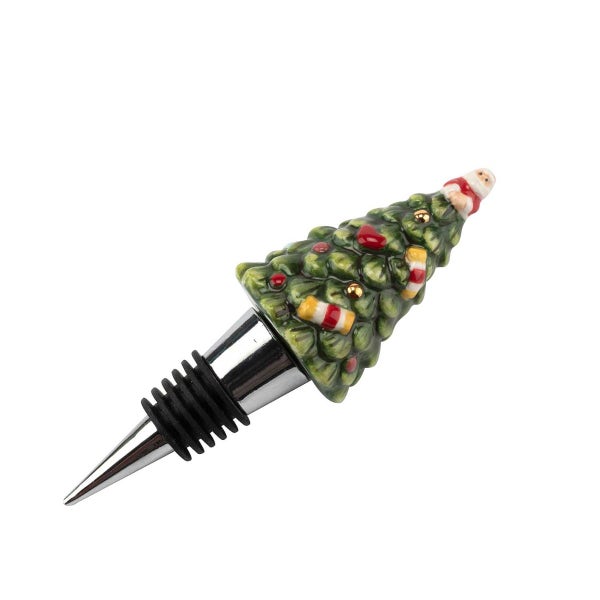 Portmeirion Christmas Tree Bottle Stopper