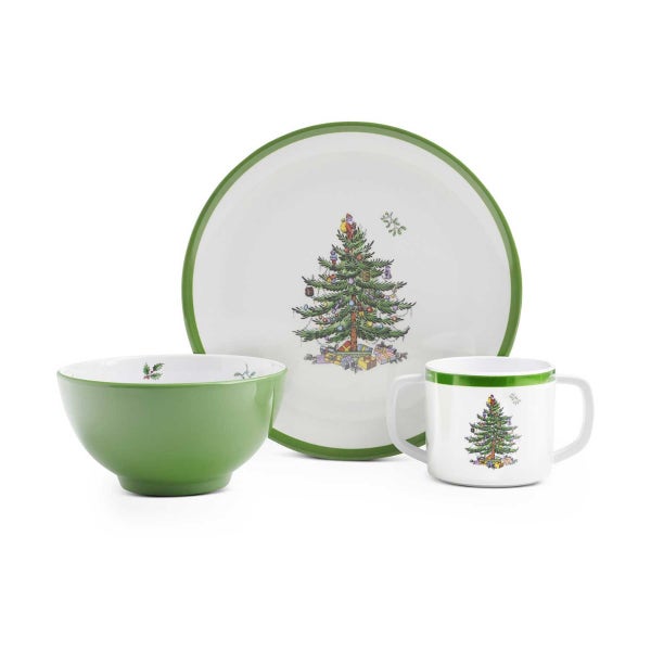 portmeirion Christmas Tree Children's 3pcs Set