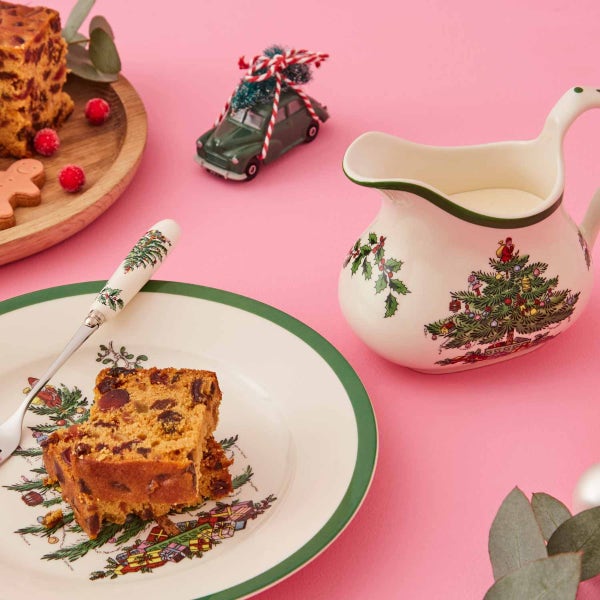 Portmeirion Christmas Tree Cream & Brandy Sauce Jug