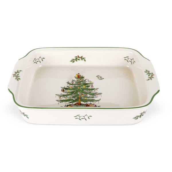 portmeirion Christmas Tree Handled Serving Dish