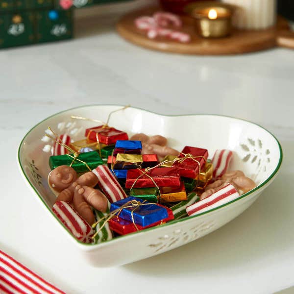 Portmeirion Christmas Tree Heart Dish