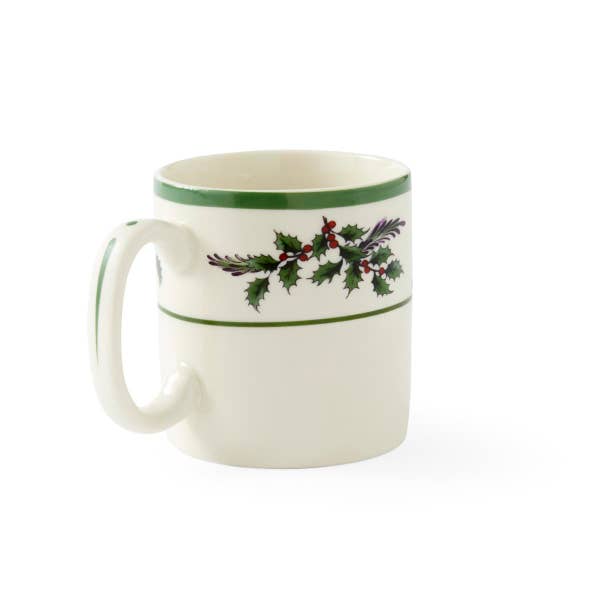 Portmeirion Christmas Tree Holly Set Of 4 Mugs