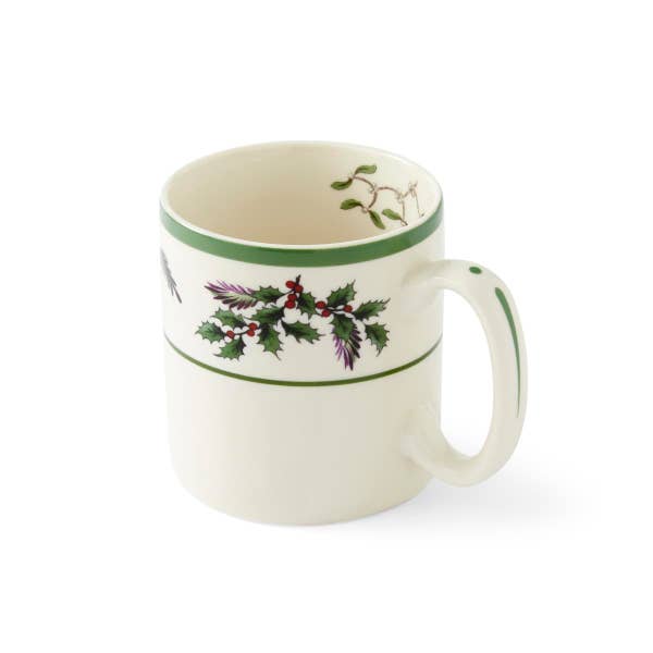 Portmeirion Christmas Tree Holly Set Of 4 Mugs