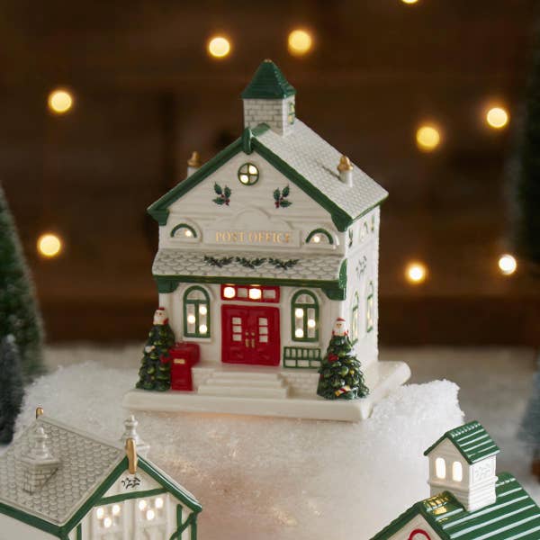 Portmeirion Christmas Tree LED Post Office