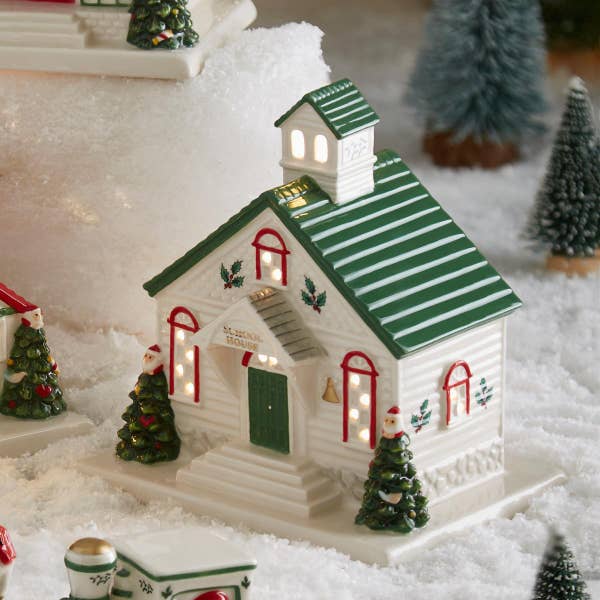 Portmeirion Christmas Tree LED School House