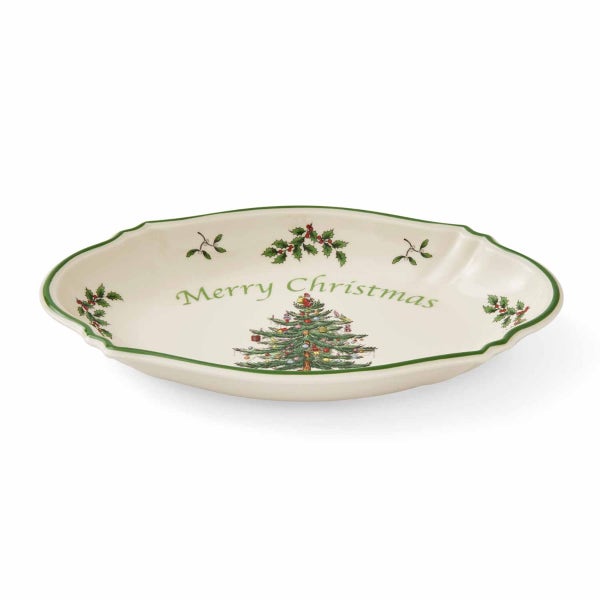 Portmeirion Christmas Tree Merry Christmas Tray