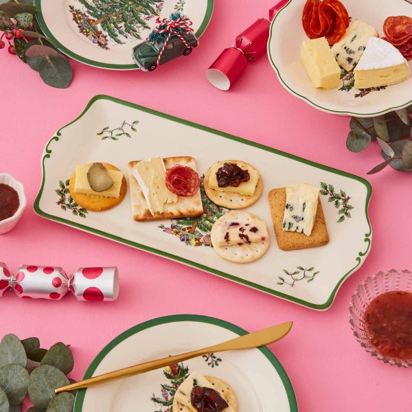 Portmeirion Christmas Tree Sandwich Tray 33cm