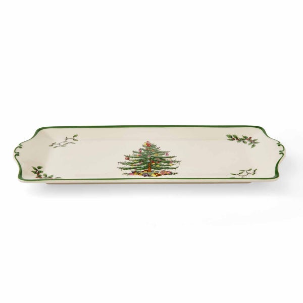 Portmeirion Christmas Tree Sandwich Tray 33cm