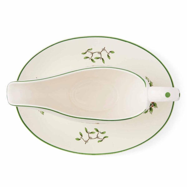 Portmeirion Christmas Tree Sauce Boat & Stand
