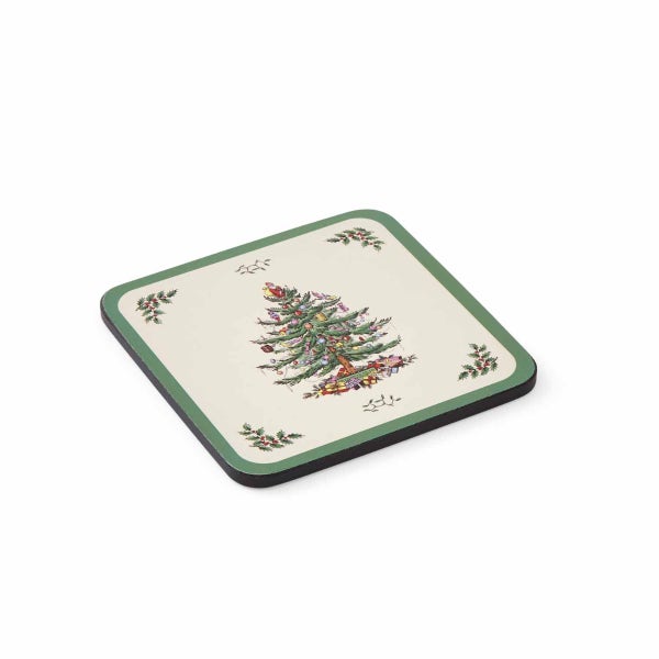 Portmeirion Christmas Tree Set Of 6 Coasters