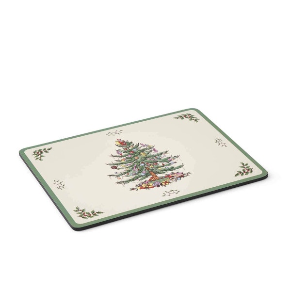 Portmeirion Christmas Tree Set Of 6 Placemats