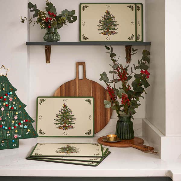 portmeirion Christmas Tree Set of 6 Placemats