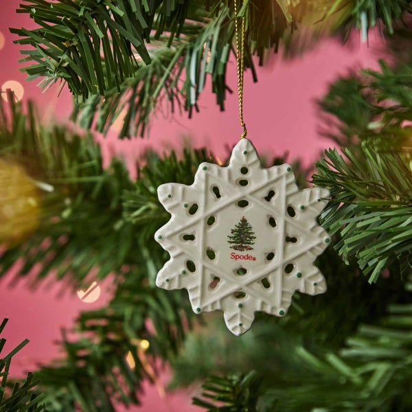 Portmeirion Christmas Tree Snowflake Decoration
