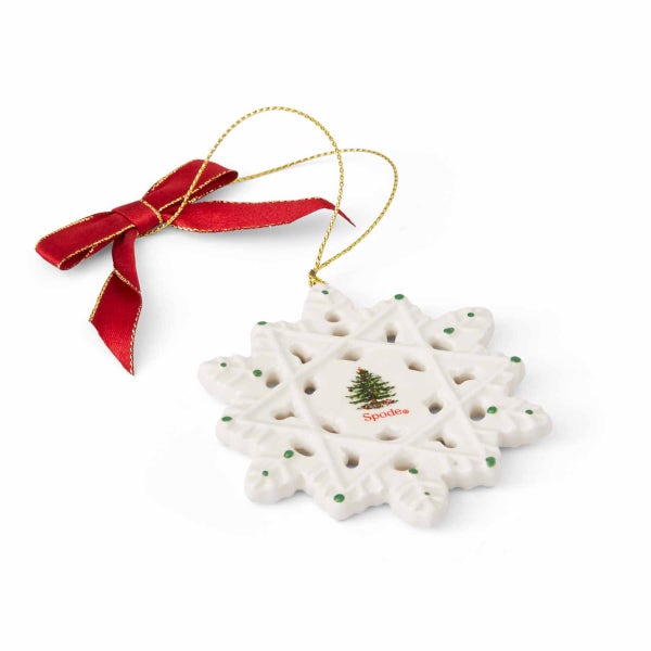 Portmeirion Christmas Tree Snowflake Decoration