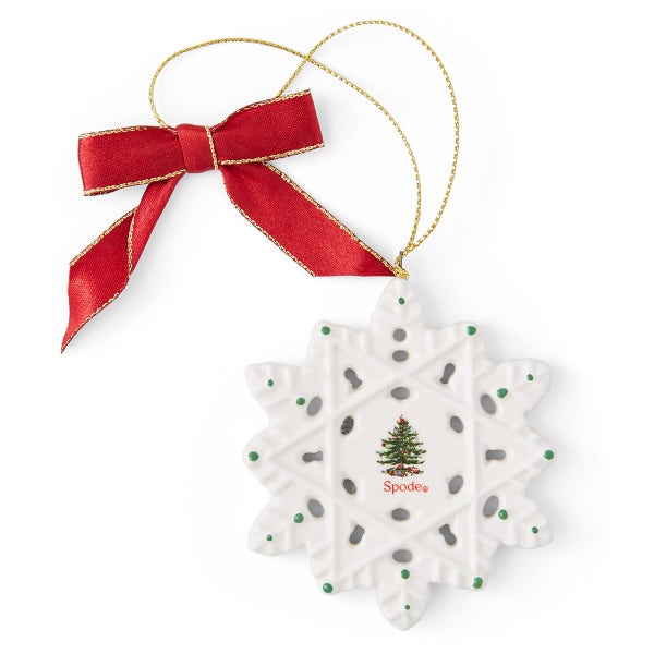 portmeirion Christmas Tree Snowflake Decoration