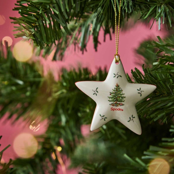 Portmeirion Christmas Tree Star Decoration