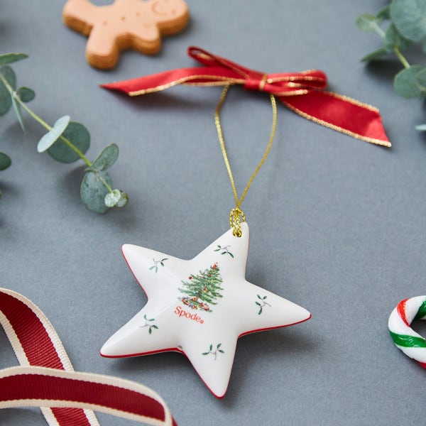 Portmeirion Christmas Tree Star Decoration