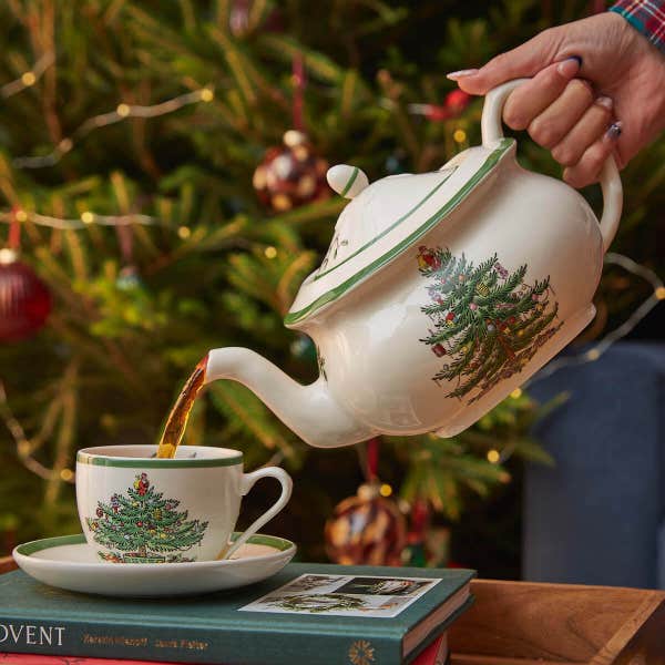 Portmeirion Christmas Tree Teapot