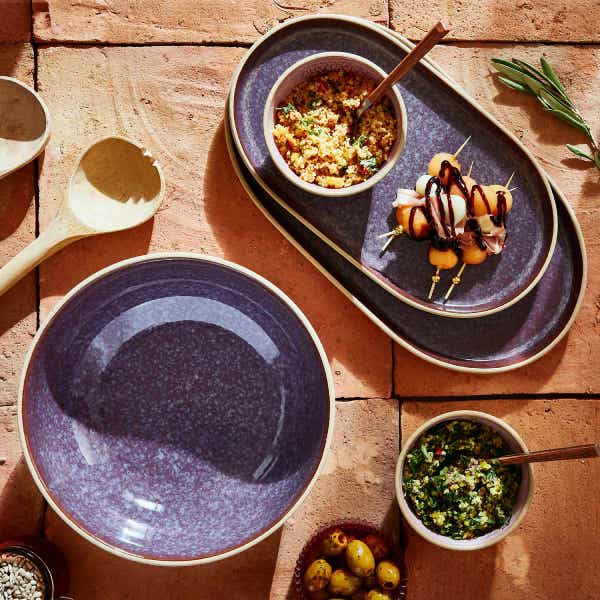 Portmeirion Mineral Medium Serving Bowl Amethyst