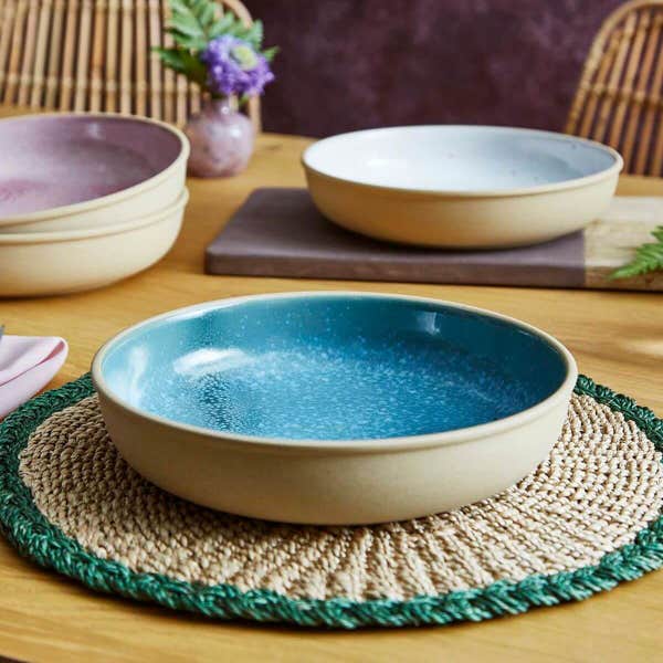 Portmeirion Minerals Set Of 4 Low Bowls Jade