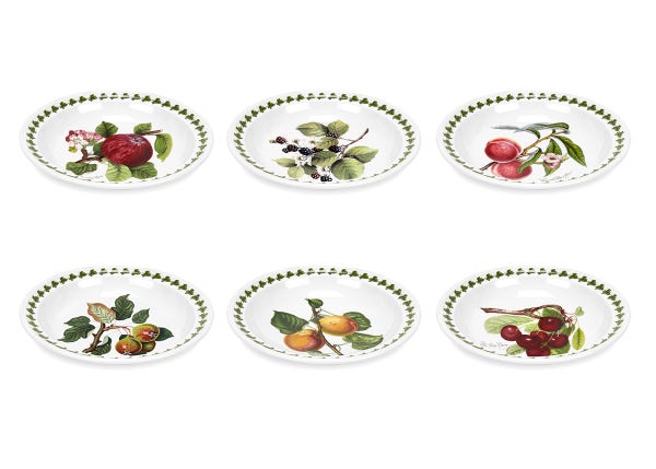 portmeirion Pomona Set of 6 Soup Bowls