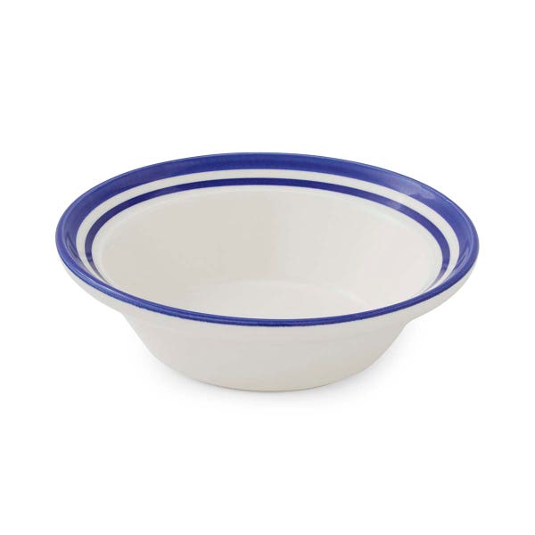 portmeirion Potter's Stripe Oatmeal Bowl Blue