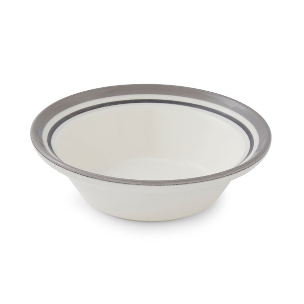 portmeirion Potter's Stripe Oatmeal Bowl Grey